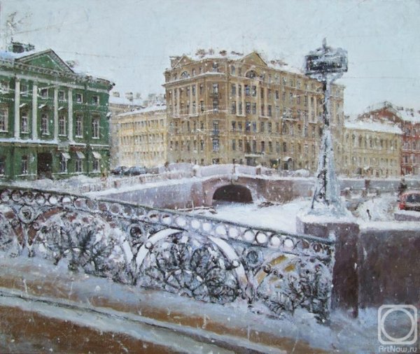 Петербург 19 век зима