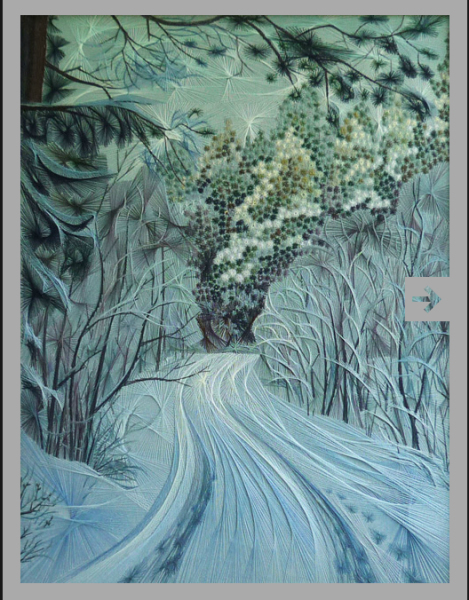 Картины Людмилы Сашко изонить