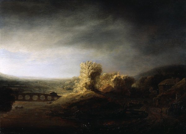 Рембрандт городские зарисовки