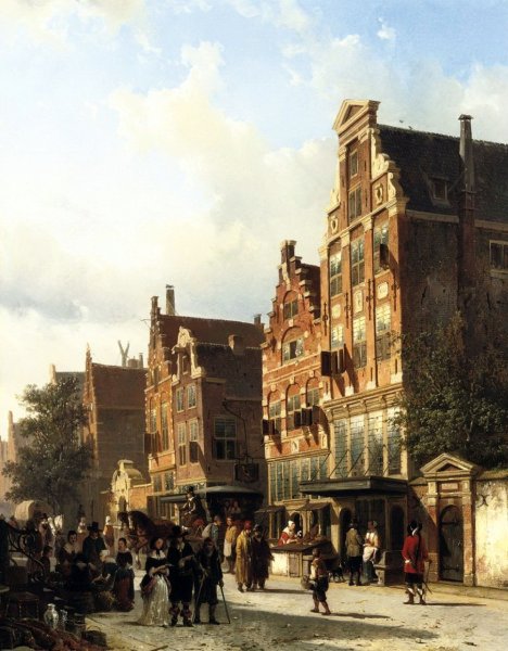 Рембрандт пейзаж офорт Голландия