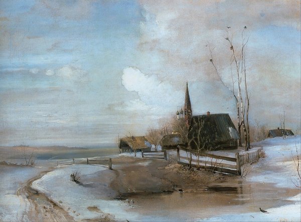 А.К.Саврасов «ранняя Весна». 1888