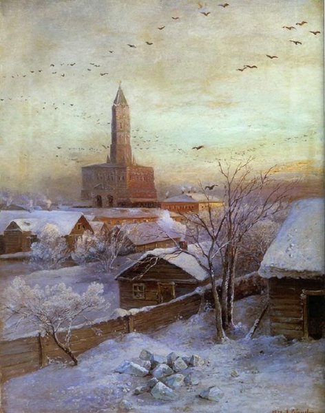 Алексей Саврасов. Сухарева башня. 1872 Г.