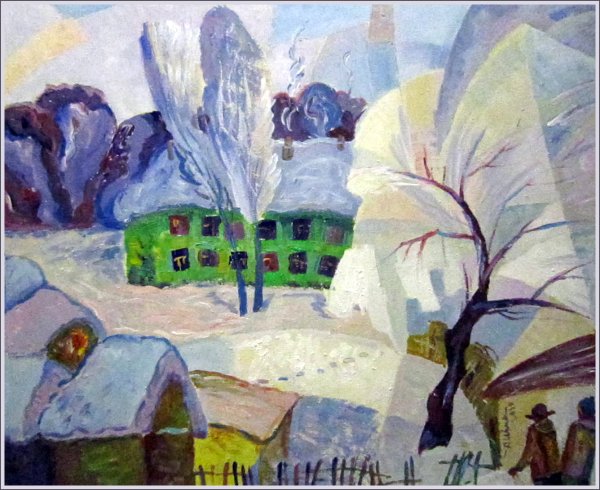 Наталья Гончарова художница Московская зима