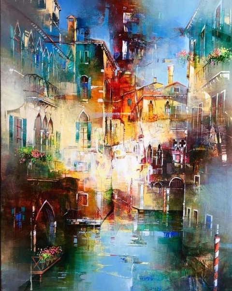 Абстрактный городской пейзаж