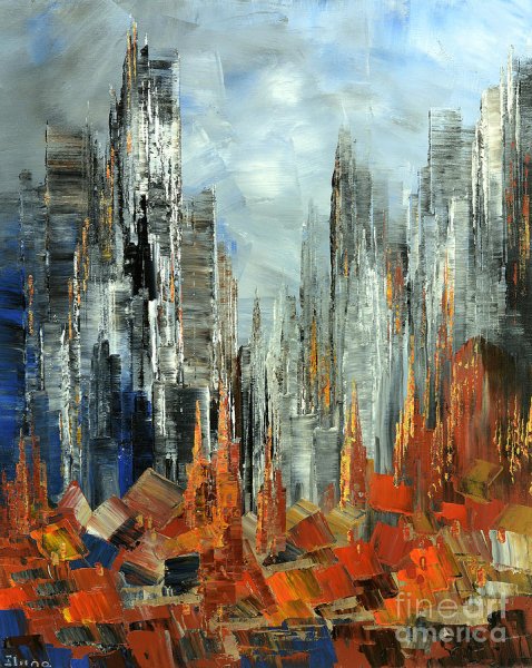 Современный городской пейзаж