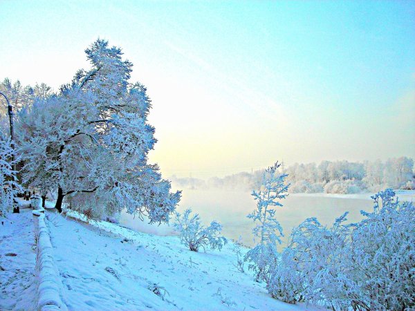 Сибирские зимние пейзажи