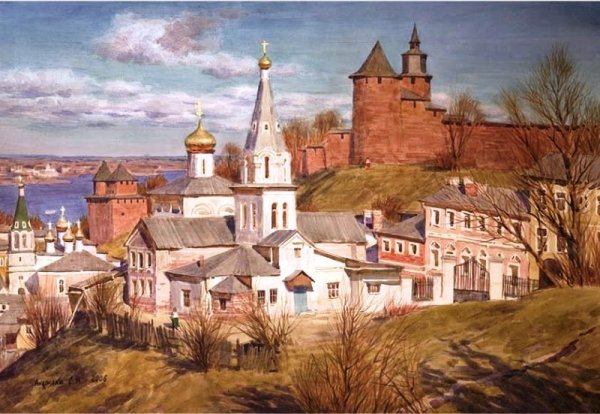 Сергей Андрияка пейзажи Москвы