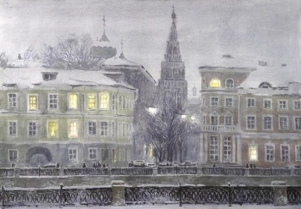 Художник Сергей Андрияка Кадашевская набережная