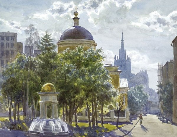 Московский художник Сергей Андрияка