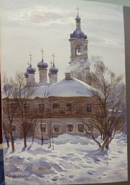 Живопись Сергей Андрияка зима