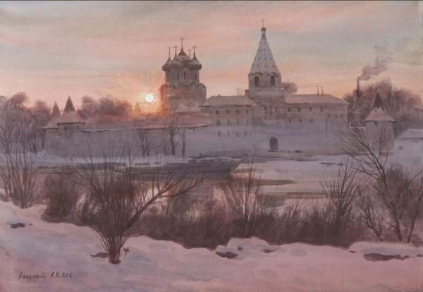 Сергей Андрияка акварель