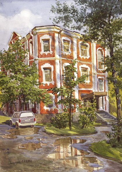 Сергей Николаевич Андрияка школа акварели