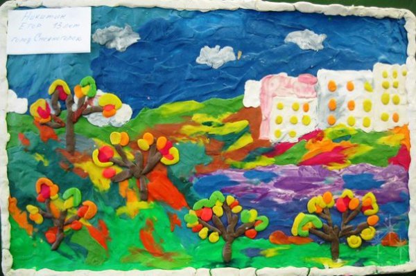 Рисование город вечером