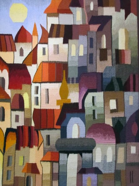 Декоративный пейзаж города