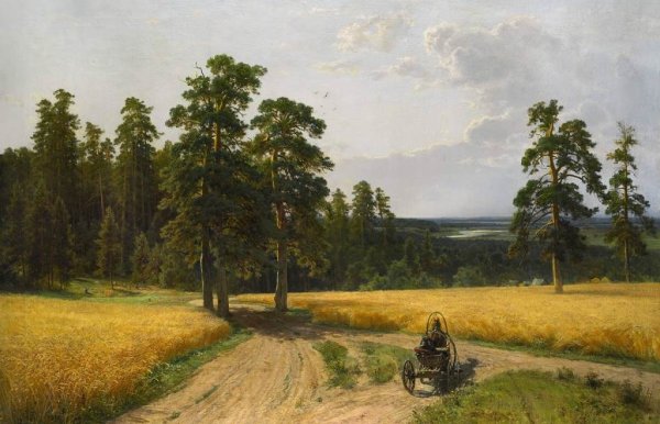 Шишкин на опушке соснового леса