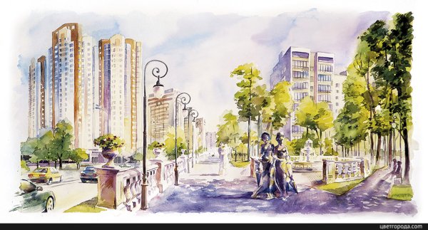 Акварель Тюмень