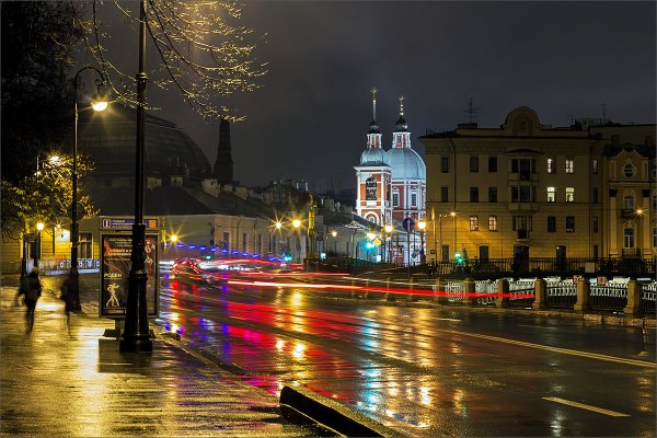 Ночной осенний Питер