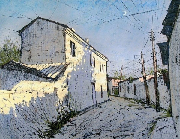 Крымский художник Евгений Бадусев