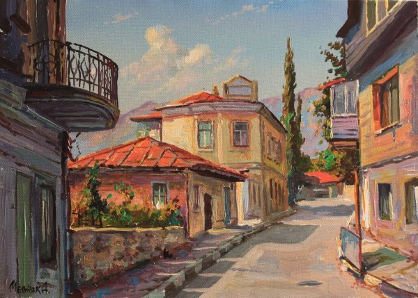 Акварельная живопись Гурзуф Ялта