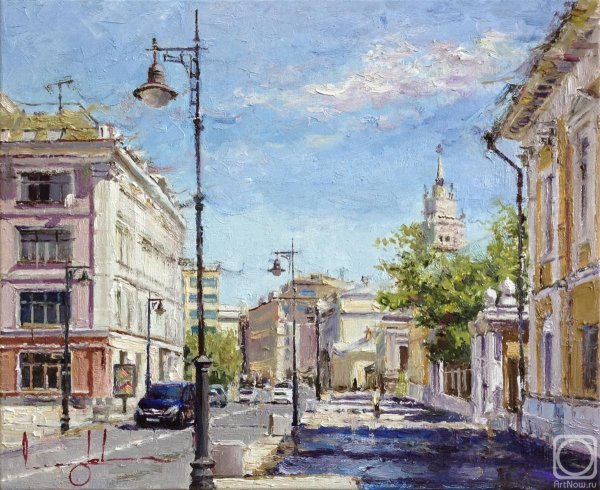 Улица Мясницкая живопись картина