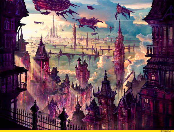 Стимпанк Лондон арт