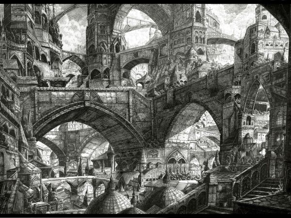 Средневековый стиль рисования