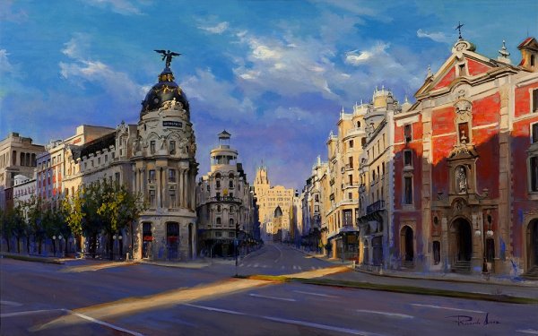 Испанский художник Рикардо Санц