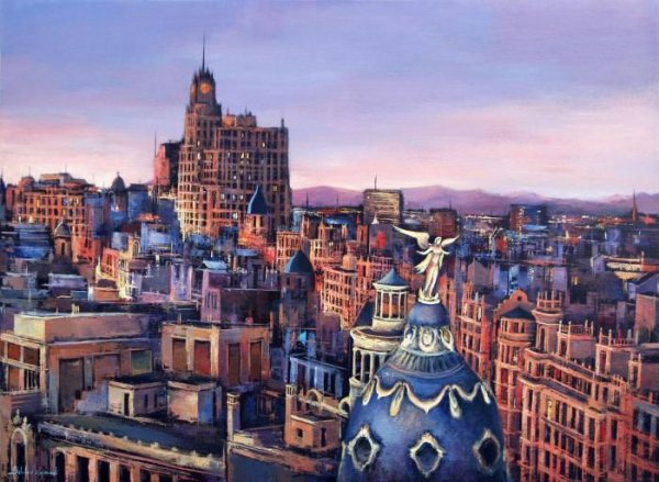 Испания столица Мадрид сверху