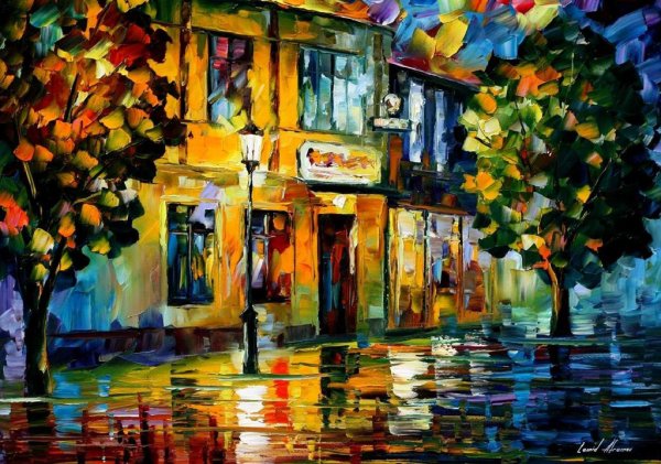 Живопись мастихином Леонид Афремов