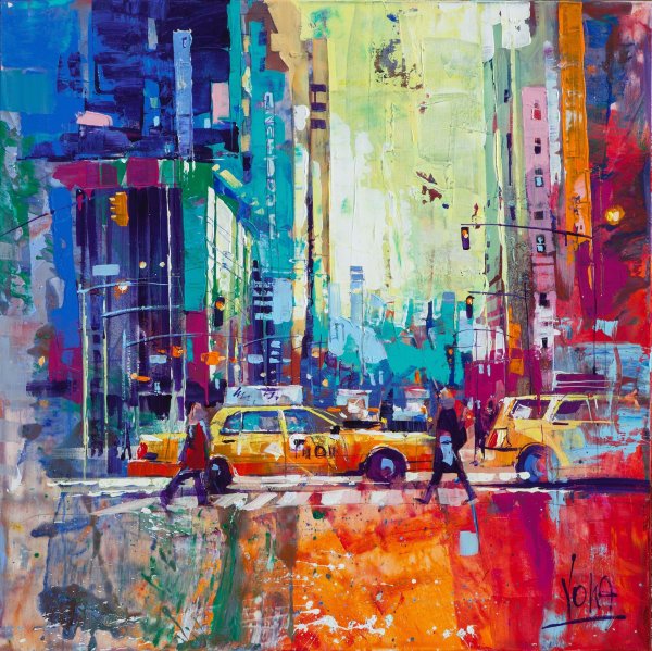 Абстрактный городской пейзаж