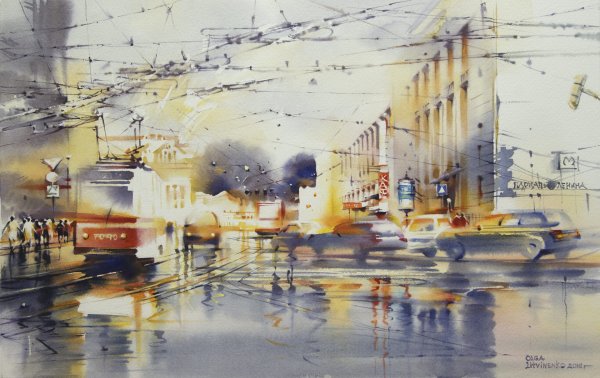 Константин Кузема.акварели Петербурга.