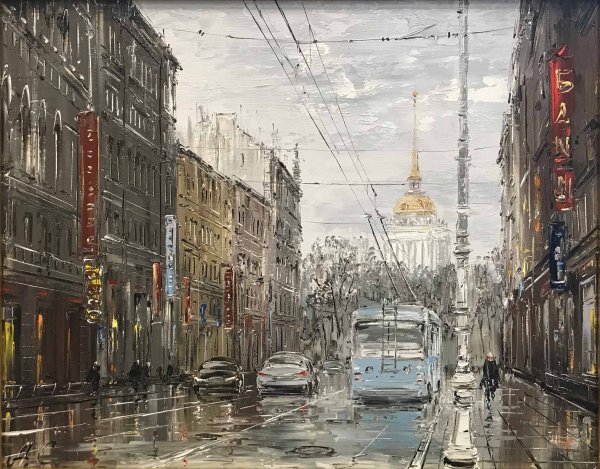 Старый Арбат картина