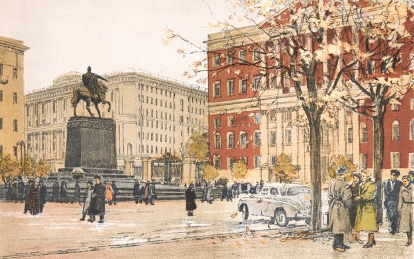 Послевоенная Москва в живописи советских художников