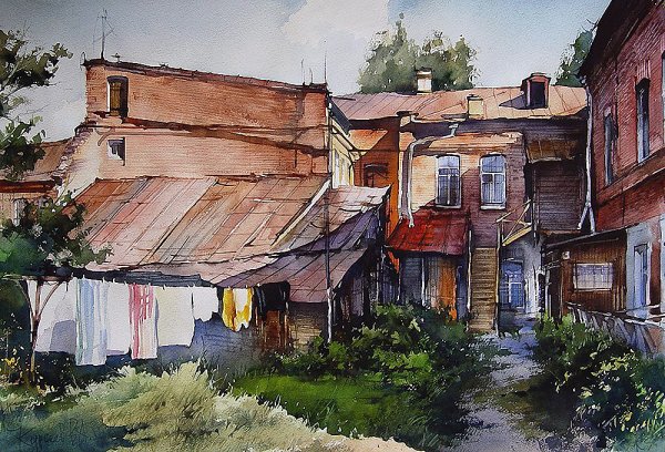 Осенний двор