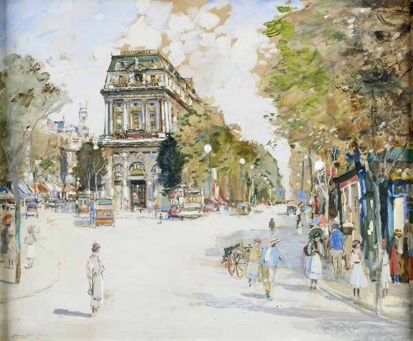 Камиль Писсарро сады Тюильри