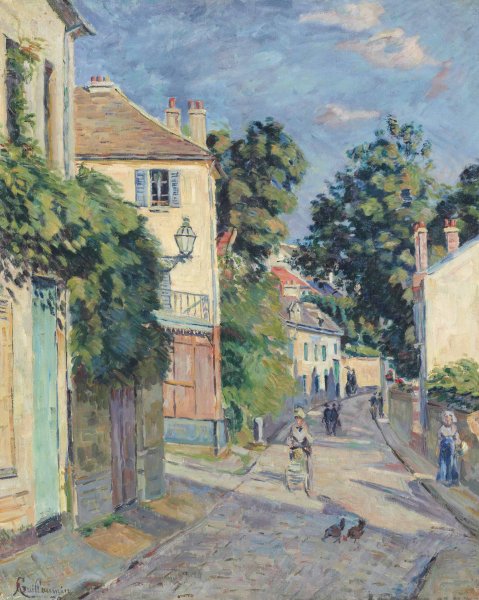 Камиль Писсарро. Бульвар Монмартр ночью. 1897