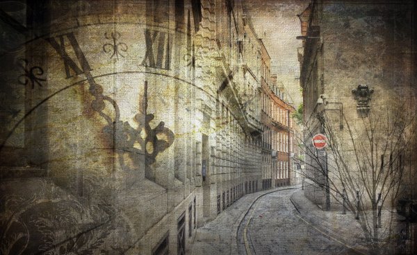 Фон старого города