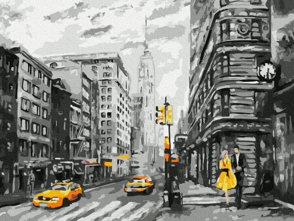 Ночной Нью-Йорк Манхэттен