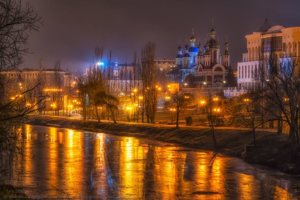 Тамбов вечерняя набережная