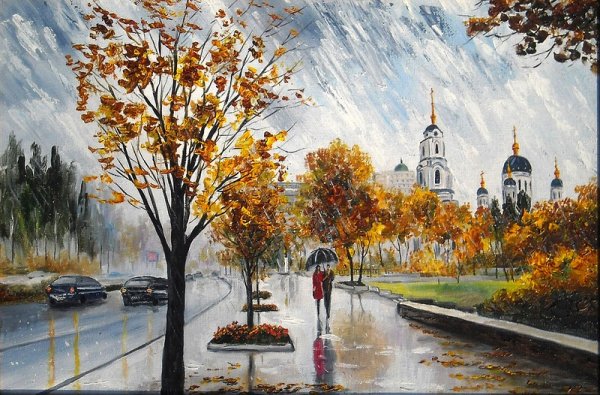 Тамбов пейзаж осень в городе