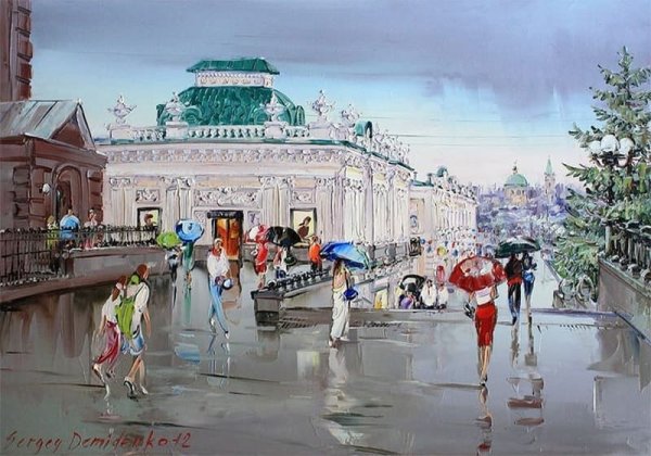 Омский художник Сергей Демиденко