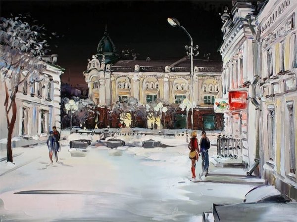 Омский художник Сергей Демиденко