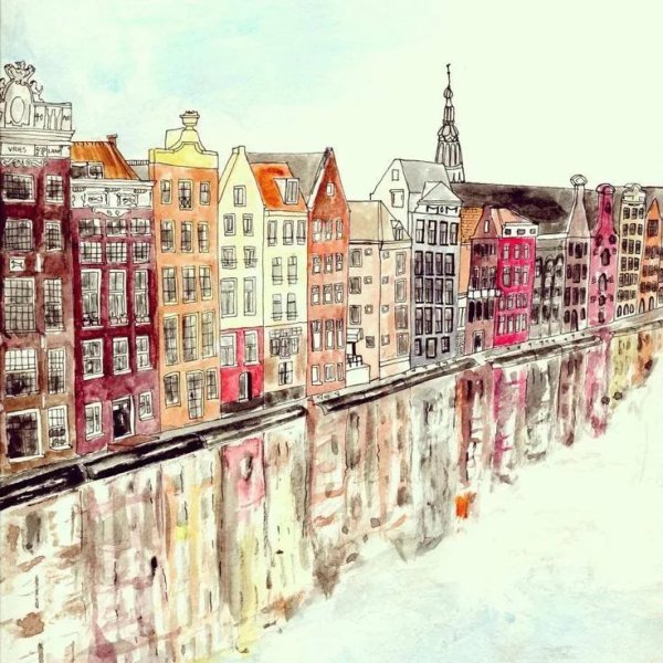 Скетчинг Амстердам