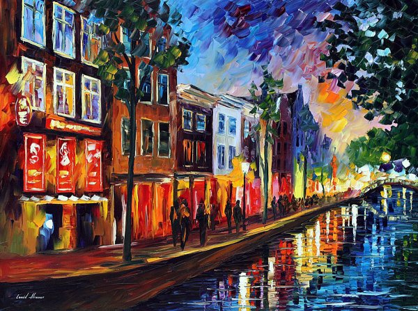 Амстердам картина маслом