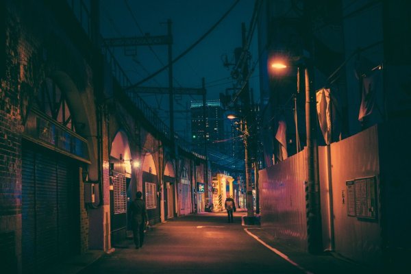 Тёмная улица Эстетика