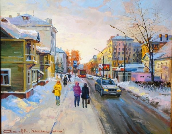 Городские пейзажи Владимира Горячева