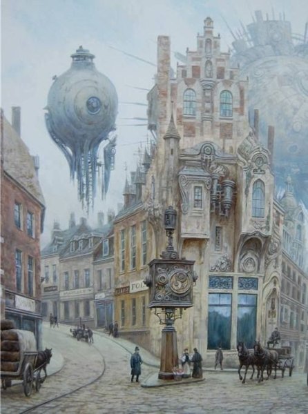 Художник Didier Graffet стимпанк