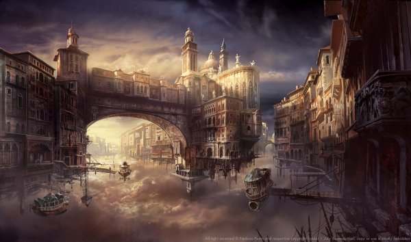 Steampunk Art деревня