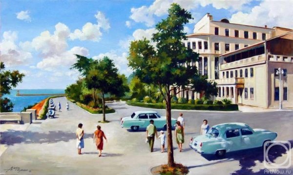 Морской вокзал Сочи картина