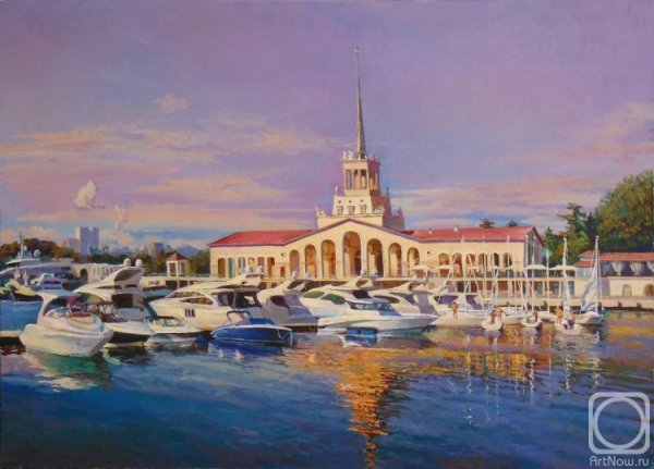 Сочи акварель